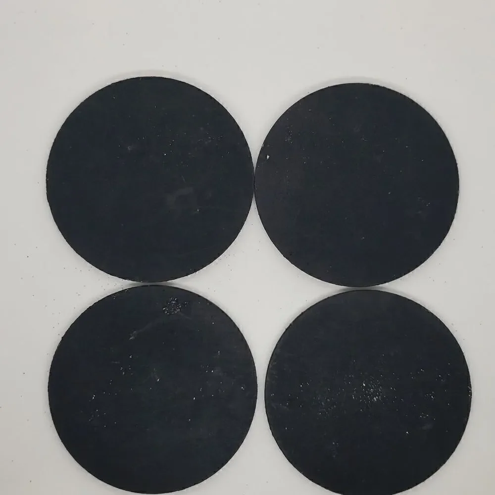 Moon and stars beaded coaster set with holder